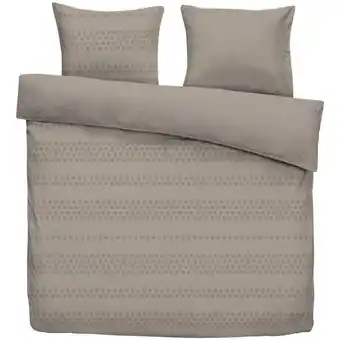 Leen Bakker Dekbedovertrek Maysa - beige - 200x220 cm - Leen Bakker aanbieding