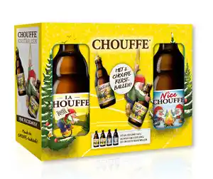 Mitra Chouffe Geschenkverpakking Kerstballen | 132 CL aanbieding