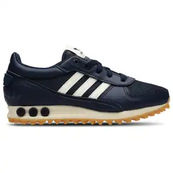 Foot Locker Adidas LA Trainer Unisex Schoenen - Blauw - Maat: 38 2/3 - Leer - Foot Locker aanbieding