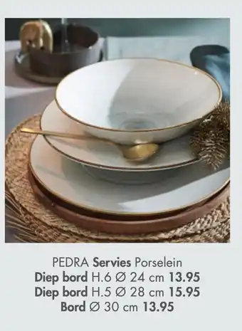 Casa PEDRA Servies Porselein aanbieding