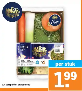 Albert Heijn AH Verspakket erwtensoep aanbieding