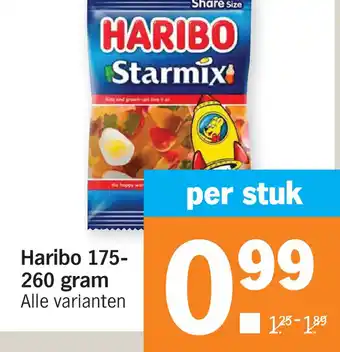 Albert Heijn Haribo 175- 260 gram aanbieding