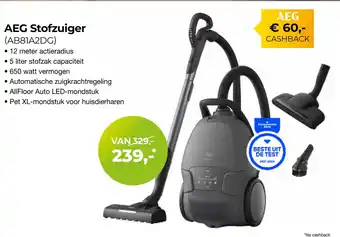 EP Beerepoot AEG Stofzuiger aanbieding