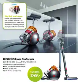 EP Beerepoot Dyson zakloze stofzuiger cinetic big ball multifloor 2 aanbieding