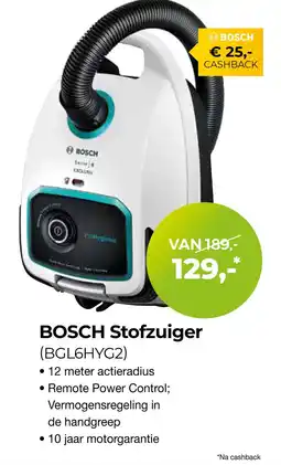 EP Beerepoot BOSCH Stofzuiger BGL6HYG2 aanbieding