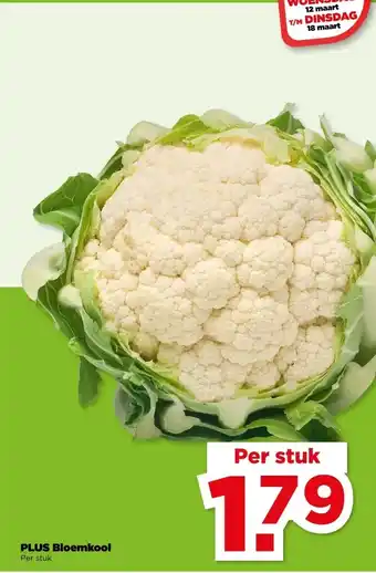 PLUS PLUS Bloemkool aanbieding