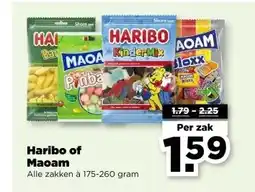 PLUS Haribo of Maoam aanbieding