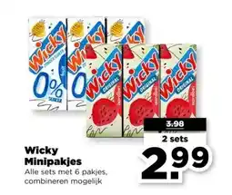 PLUS Wicky Minipakjes aanbieding