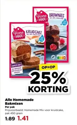 PLUS Alle Homemade Bakmixen aanbieding