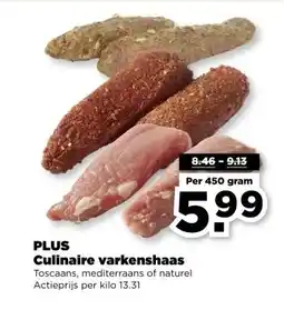 PLUS PLUS Culinaire varkenshaas aanbieding