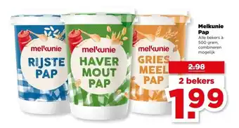 PLUS Melkunie Pap aanbieding