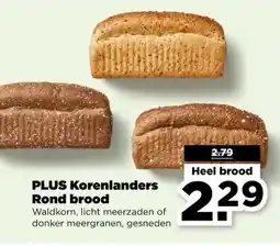 PLUS PLUS Korenlanders Rond brood aanbieding