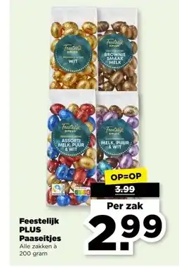 PLUS Feestelijk PLUS Paaseitjes aanbieding