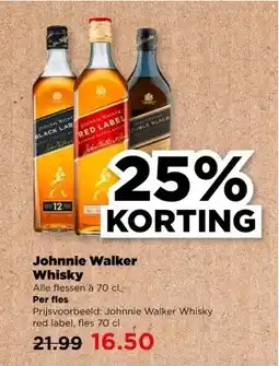 PLUS Johnnie Walker Whisky aanbieding