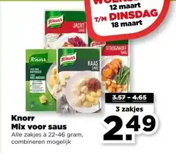 PLUS Knorr Mix voor saus aanbieding