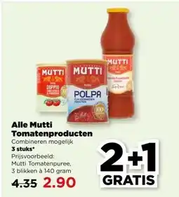 PLUS Alle Mutti Tomatenproducten aanbieding