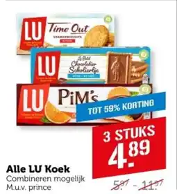 Coop Alle LU Koek aanbieding