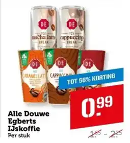 Coop Alle Douwe Egberts IJskoffie aanbieding