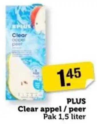 Coop PLUS Clear appel / peer aanbieding