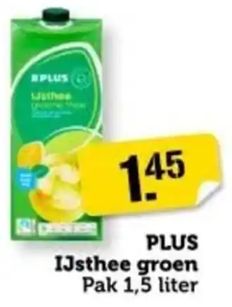 Coop PLUS IJsthee groen aanbieding