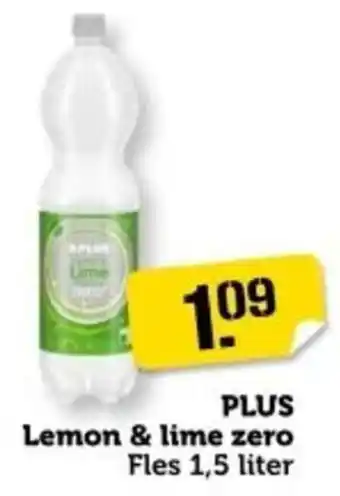 Coop PLUS Lemon & lime zero aanbieding