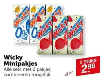 Coop Wicky Minipakjes aanbieding