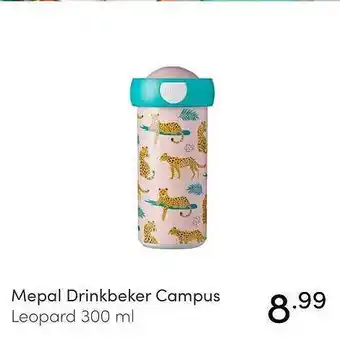 Baby & Tiener Mepal Drinkbeker Campus Leopard 300 Ml aanbieding