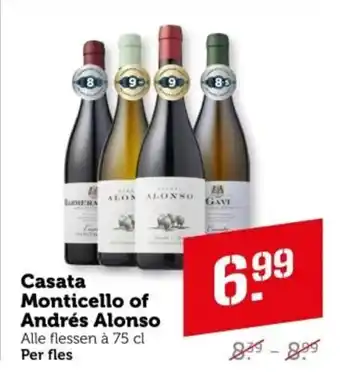 Coop Casata Monticello of Andrés Alonso aanbieding