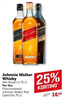 Coop Johnnie Walker Whisky aanbieding