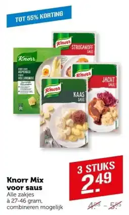 Coop Knorr Mix voor saus aanbieding