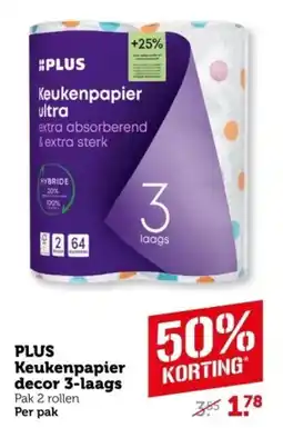 Coop PLUS Keukenpapier decor aanbieding