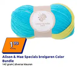 Action Alison & Mae Specials breigaren Color Bundle aanbieding