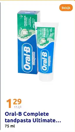 Action Oral B Complete tandpasta Ultimate aanbieding