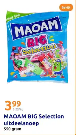 Action MAOAM BIG Selection uitdeelsnoep aanbieding