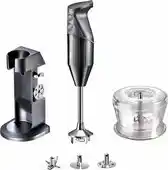 Bol.com Bamix Staafmixer Set DeLuxe - 200 W - Zwart aanbieding