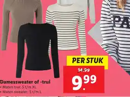 Lidl Damessweater of trui aanbieding