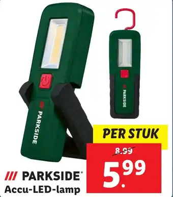 Lidl Accu LED lamp aanbieding