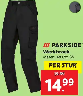 Lidl Werkbroek aanbieding