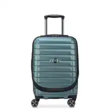 Bagageonline Delsey Shadow 5.0 Exp Cabin Laptop Front Pocket Hard 55/35 cm Green aanbieding