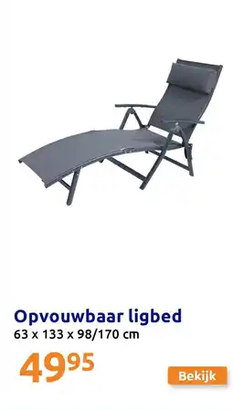 Action Opvouwbaar ligbed aanbieding