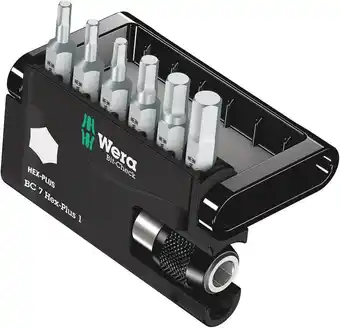 Amazon WERA Bit-Check 7 Hex-Plus 1 zeskant 7-delig, 1 stuk, 056168 aanbieding