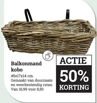 Tuincentrum Osdorp Balkonmand kobo aanbieding