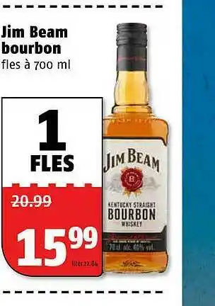 Poiesz Jim Beam Bourbon aanbieding