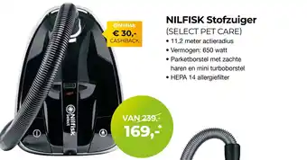 EP Beerepoot NILFISK Stofzuiger Select pet care aanbieding