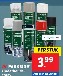 Lidl Onderhouds spray aanbieding