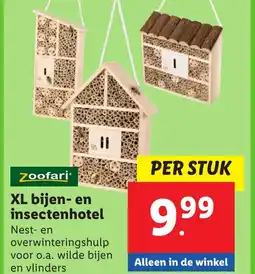 Lidl Zoofari XL bijen en insectenhotel aanbieding