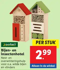 Lidl Bijen en insectenhotel aanbieding