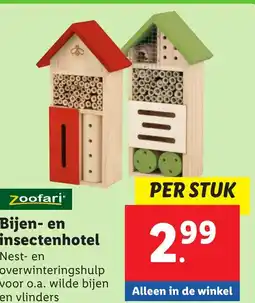 Lidl Bijen en insectenhotel aanbieding