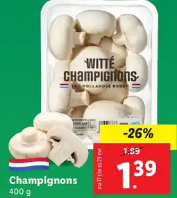 Lidl Champignons aanbieding