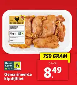 Lidl Gemarineerde kipdijfilet aanbieding